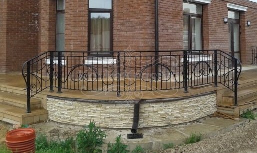 Кованые перила крыльца недорого в Серпухове